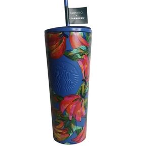 Starbucks x FARM RIO Tumbler "Banana Mix" Limited Edition Cold Cup 24 oz Venti